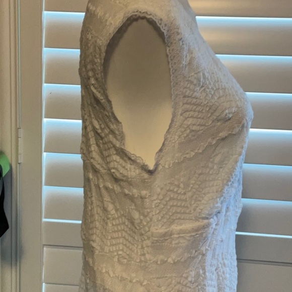 White Pleated Strapless Sheath Maxi Dress - Picture 6 of 14